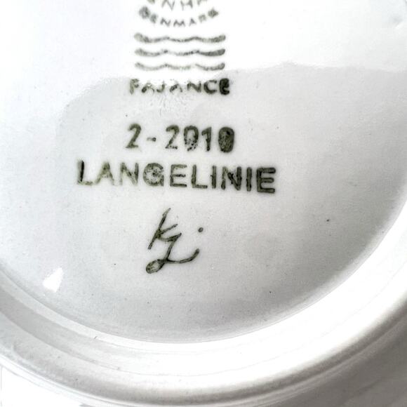 Porcelain Wall Art Royal Copenhagen Mini Plate Langelinie Blue Display 3.25 Inch - Picture 7 of 10